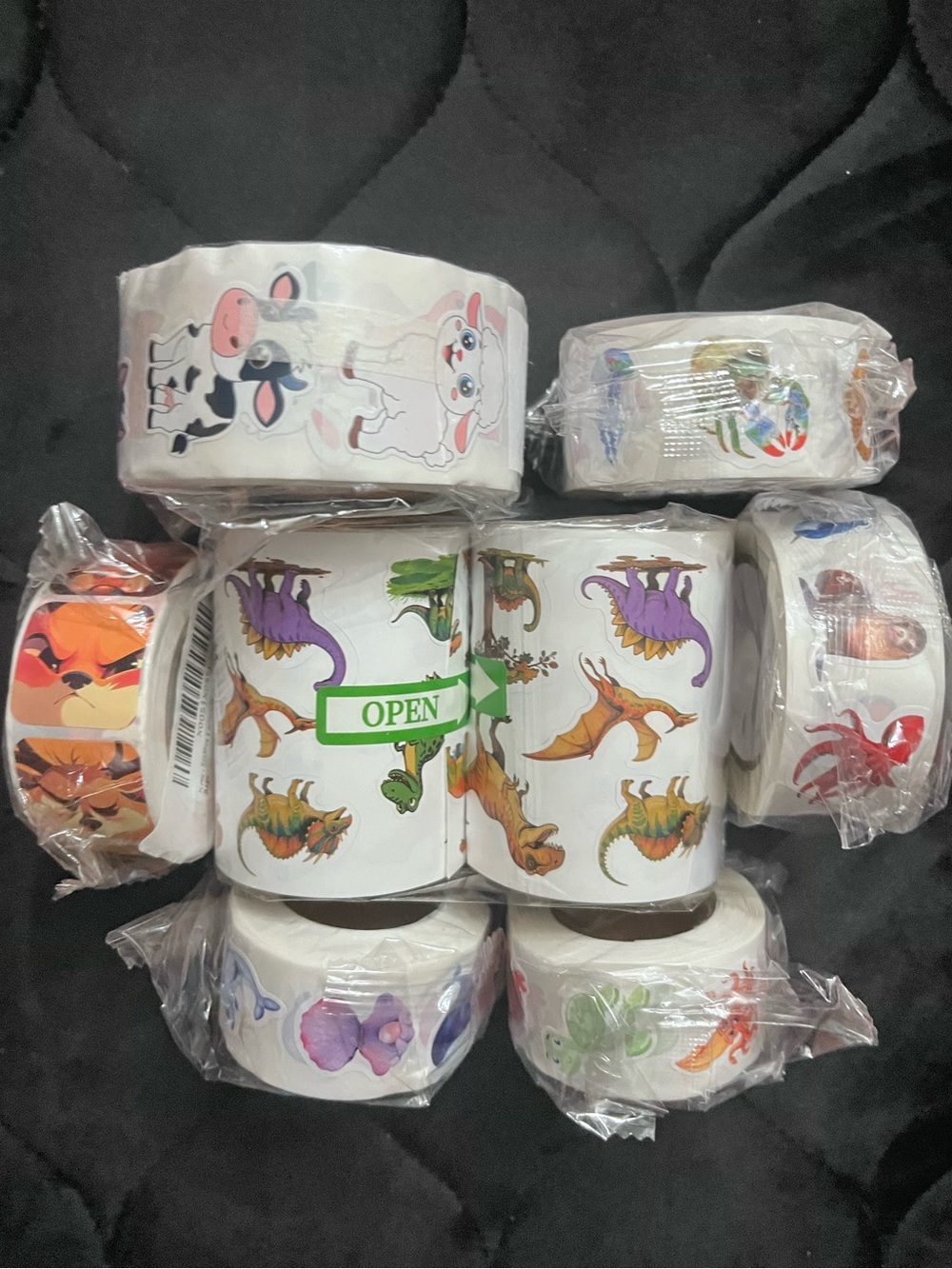 4,180 Piece Animal Themed Sticker Bundle + FREE Bonus Stickers w/ Purchase